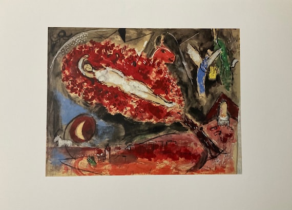 Marc Chagall - Le Cantique des Cantiques - Lithographie édition