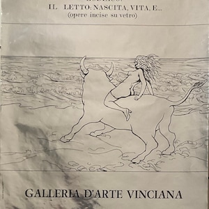 Renato Guttuso - Rare poster from 1981 70x50 cm