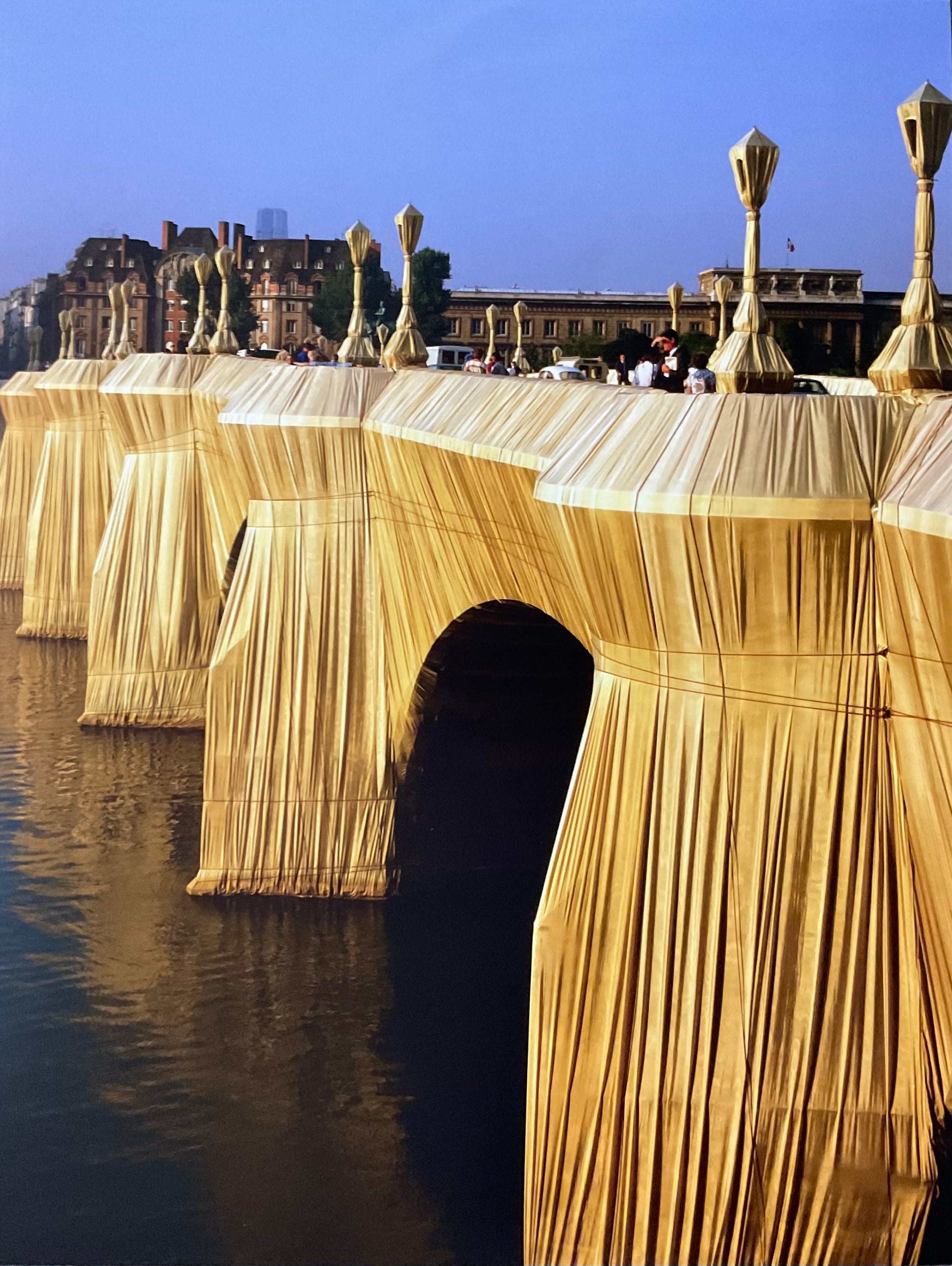 Christo's Wrapped Pont Neuf Paris France Poster