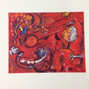 Marc Chagall - lithograph &quot;The Bride&quot;, with certificate 52x37 cm