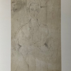 Amedeo Modigliani - Margherita - 1989, Lithograph cm 52x37 limited edition, with certificate