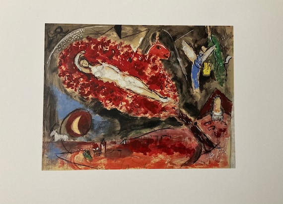 マルク・シャガール、「Le Cantique des Cantiques II」 Le Cantique des Cantiques II | Musée National Marc Chagall