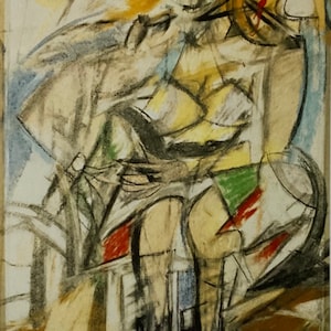 Willem De Kooning - “Woman” - Lithograph cm 52x37, limited edition, with certificate