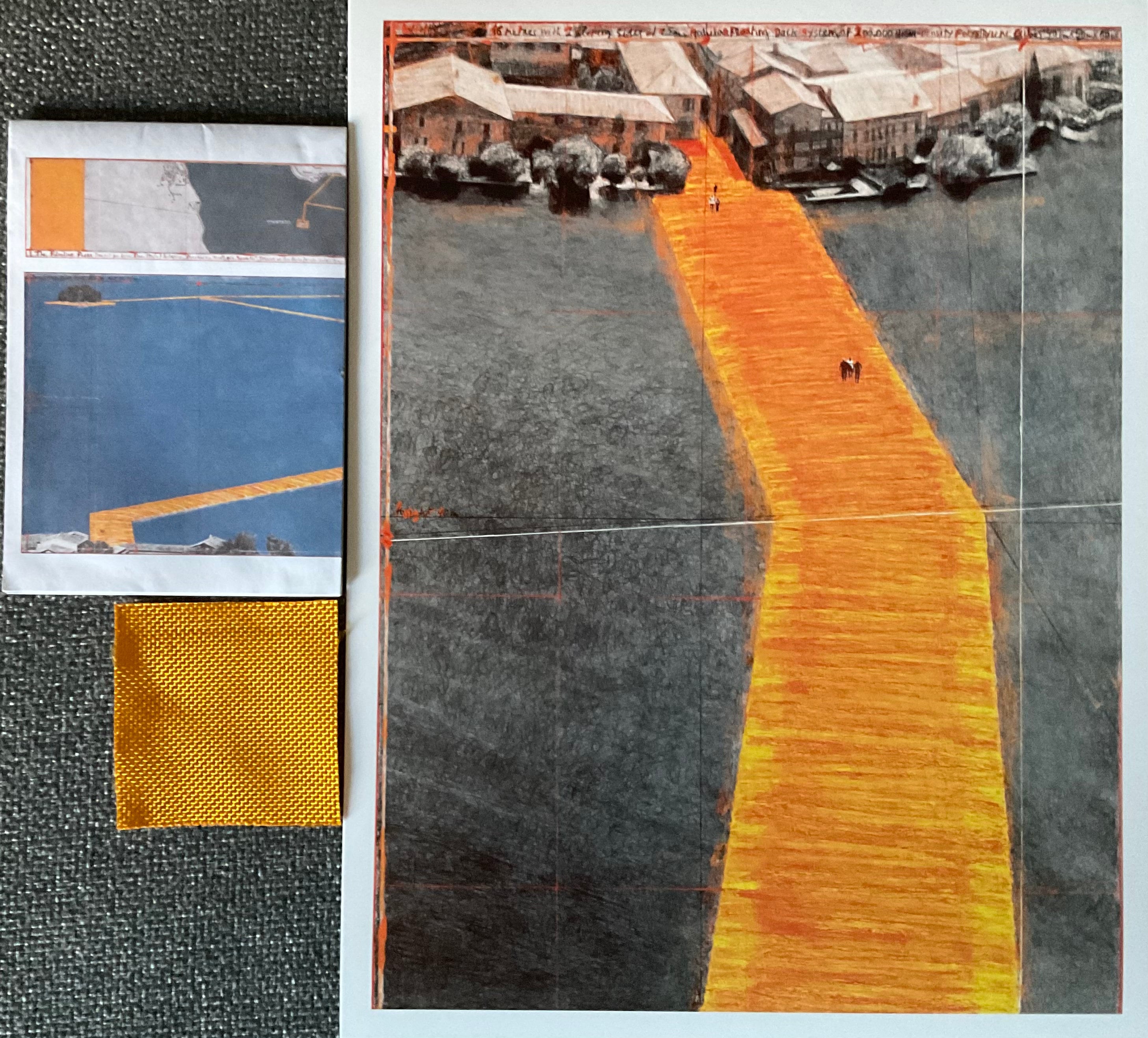 クリスト - 浮かぶ桟橋 - オフセットリトグラフ 33x25cm タッシェン版