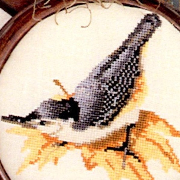 counted cross stitch nuthatch pattern pdf