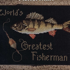 Counted Cross Stitch Fishing pattern pdf