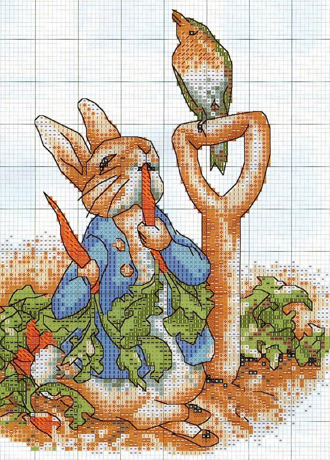 HARRY POTTER™ Themed Cross-Stitch Pattern Poster
