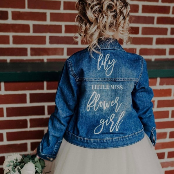 Flower Girl Jacket Etsy