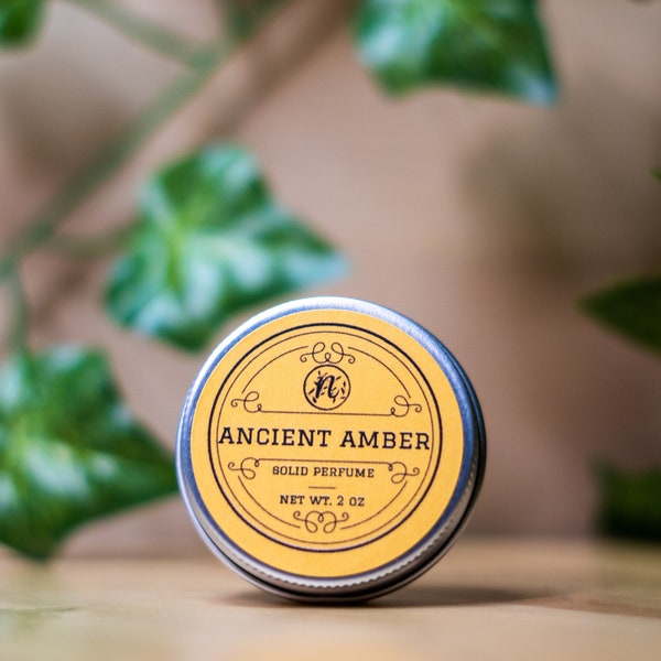 Amber Perfume  Exotic Scented Solid Perfume and Deodorant