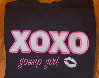 Gossip Girl XOXO embroidered sweatshirt