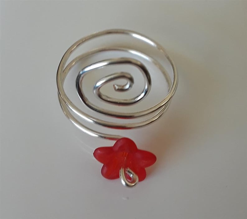 Flower Spiral Ring