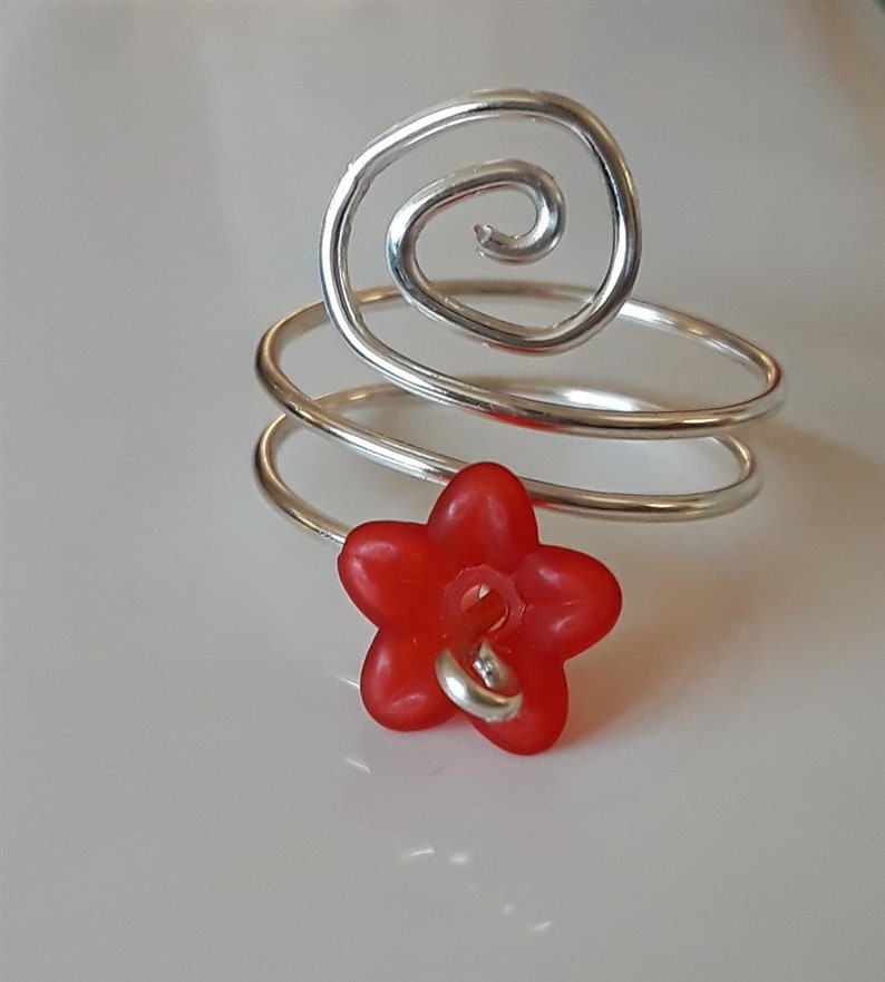 Flower Spiral Ring