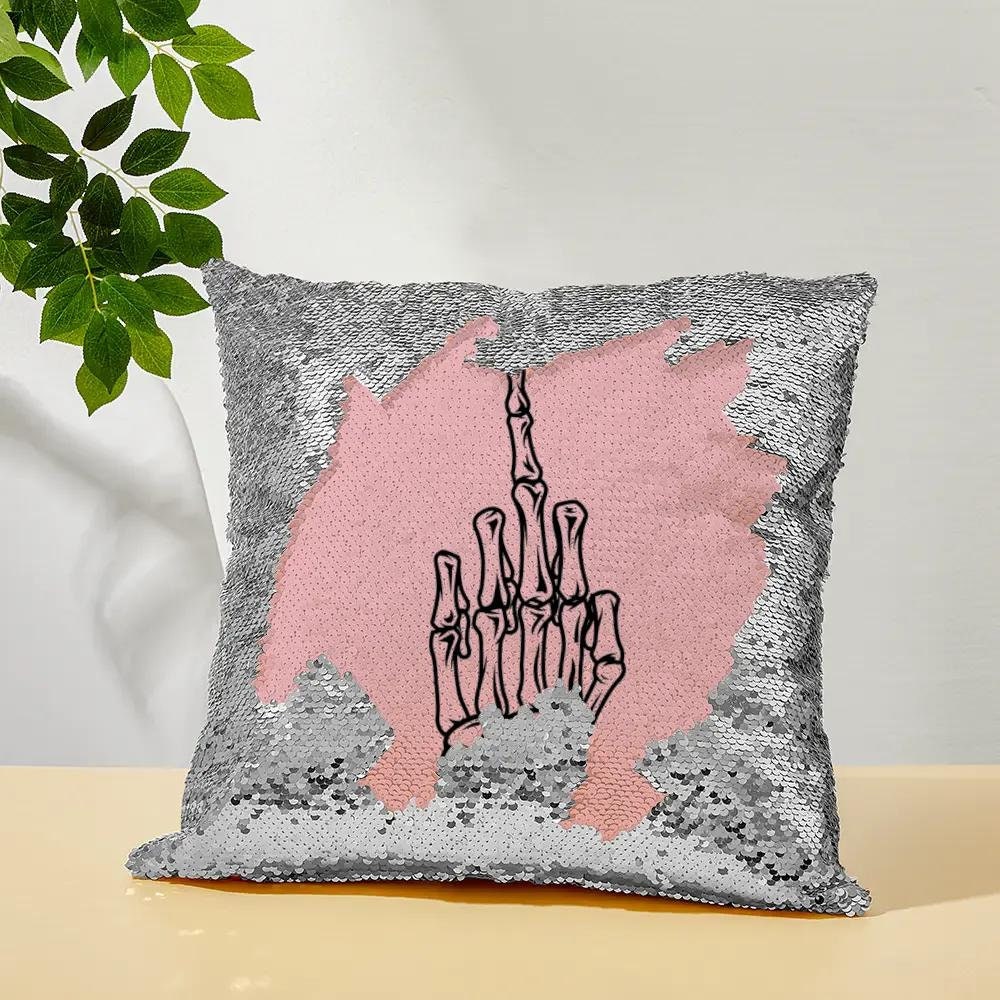 Funny Sarcastic Middle Finger Gifts Middle Fingers Sarcastic Nope Funny  Slogan Pun Gift Idea Throw Pillow, 18x18, Multicolor