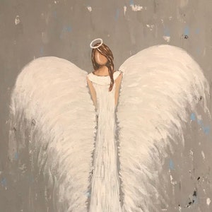 Custom Angel Painting on Canvas