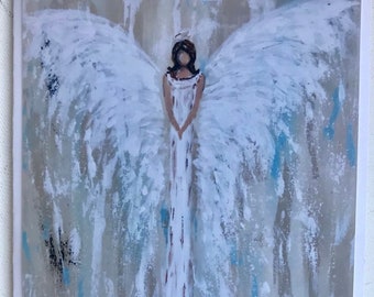 Angel Greeting Card made from original artwork