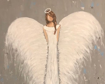Custom Angel Painting on Canvas