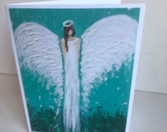 Angel Greeting Card made from original artwork