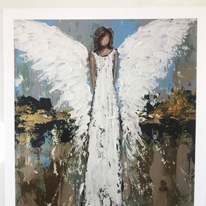 Angel Print from original artwork image 1