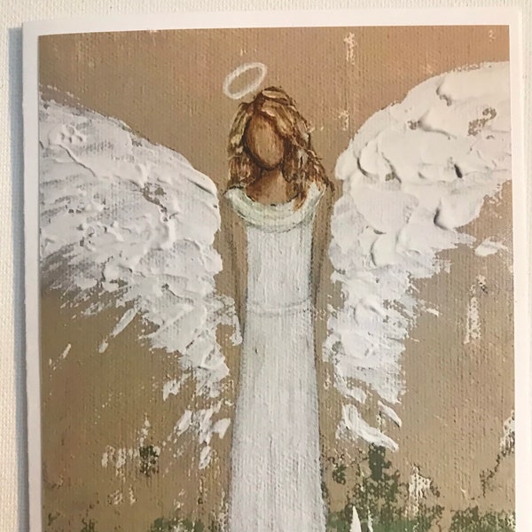 Angel Greeting Card made from original artwork