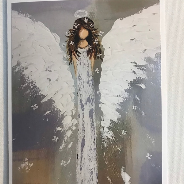 Angel Greeting Card made from original artwork