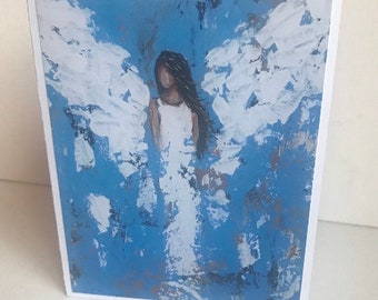 Angel Greeting Card made from original artwork