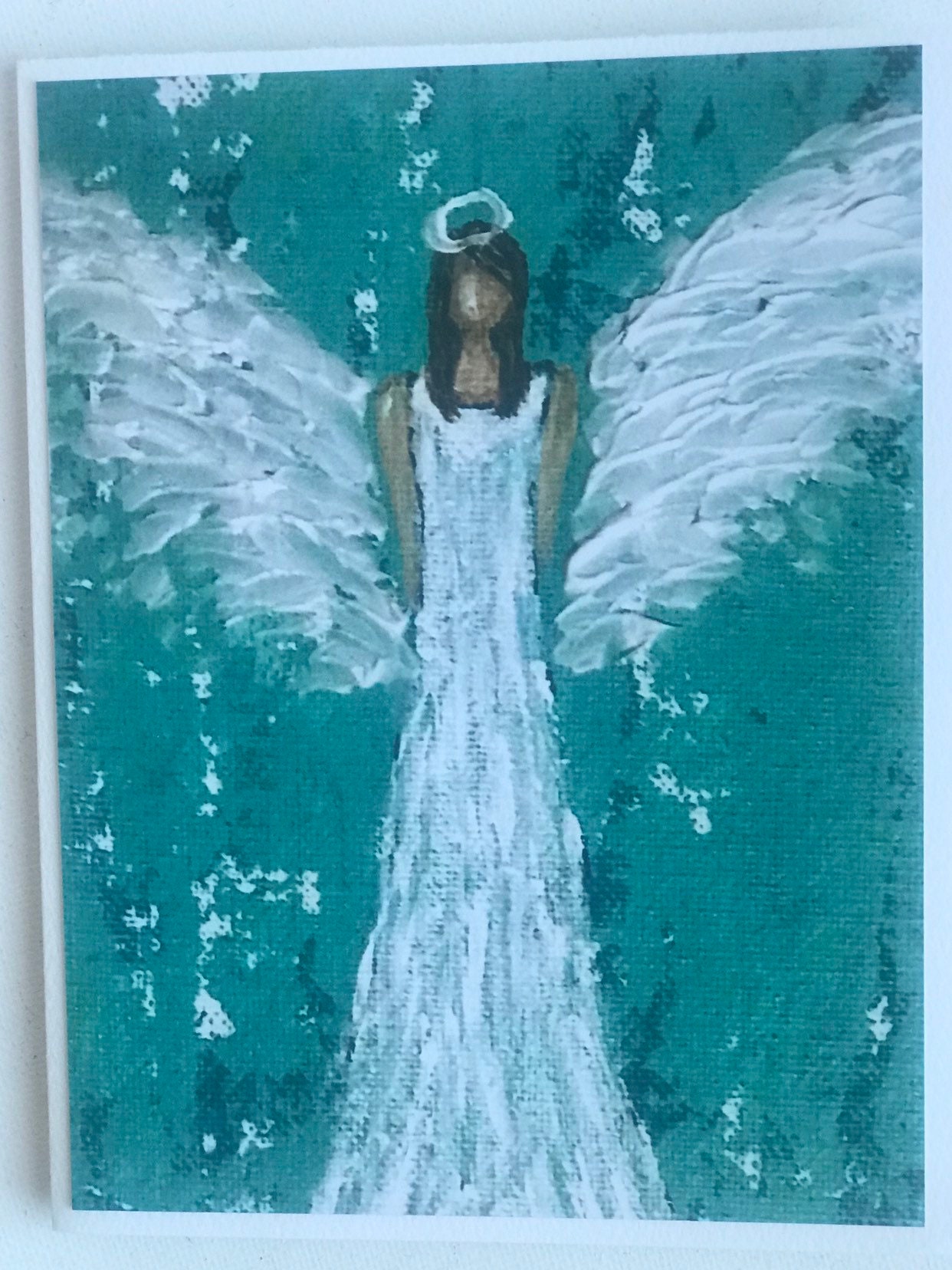 Angel greeting cards made from original artwork prints | Etsy