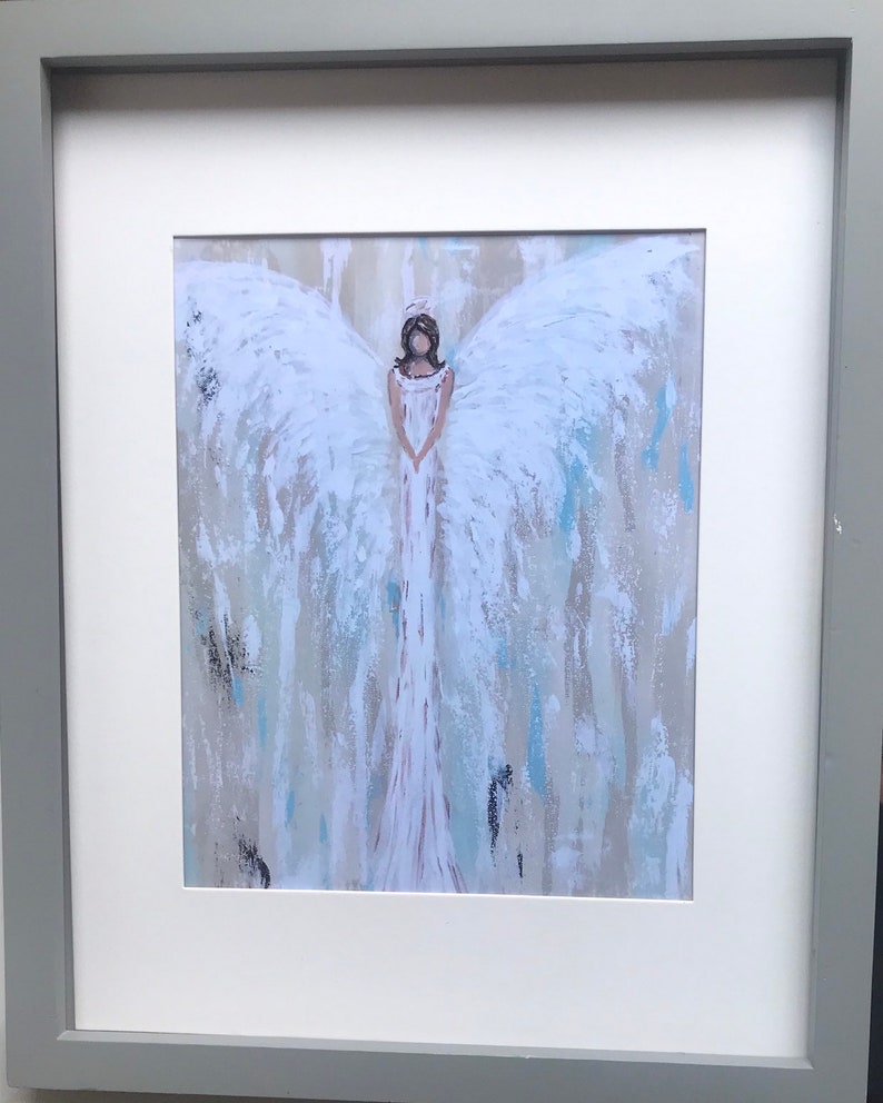 Angel Poster Print of Original Artwork Etsy