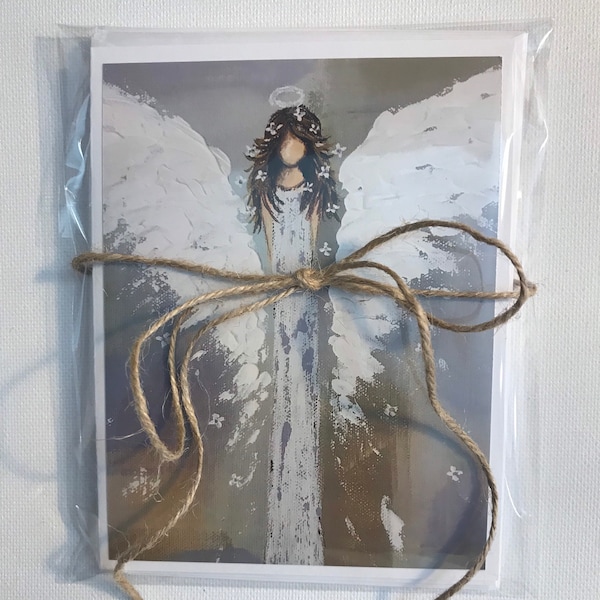 Set of Angel Photo Greeting Cards