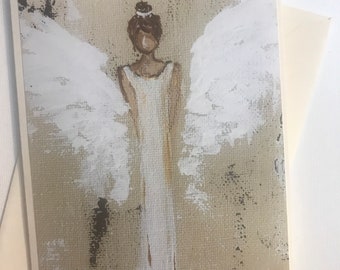 Angel Greeting Card made from original artwork