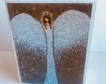 Angel Greeting Card made from original artwork