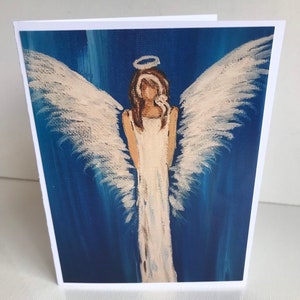 Angel Greeting Card made from original artwork