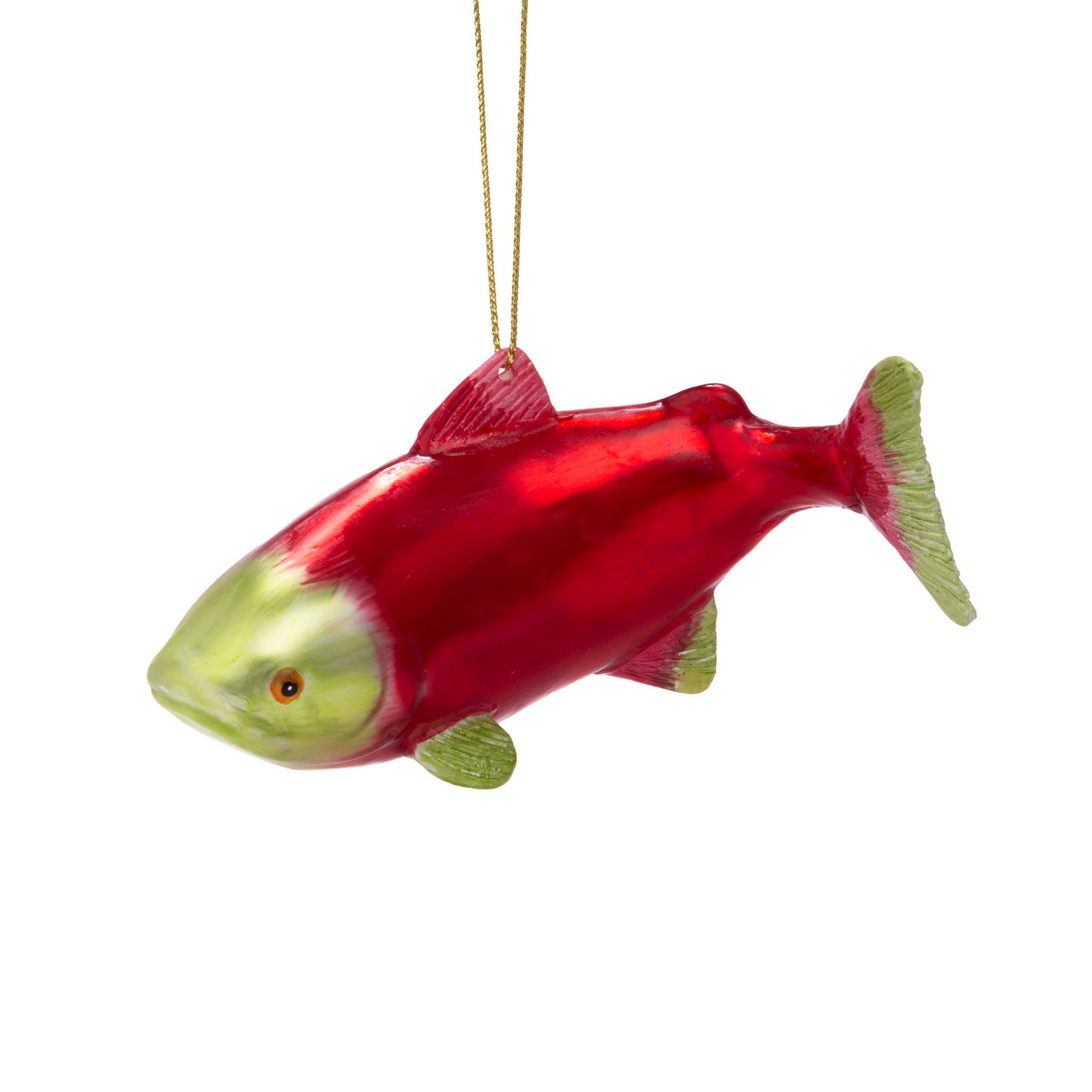 Salmon Christmas Ornament 