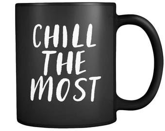 Funny Chill The Most Party Beach Vibe Surf Coffee/Tea Mug, 11oz