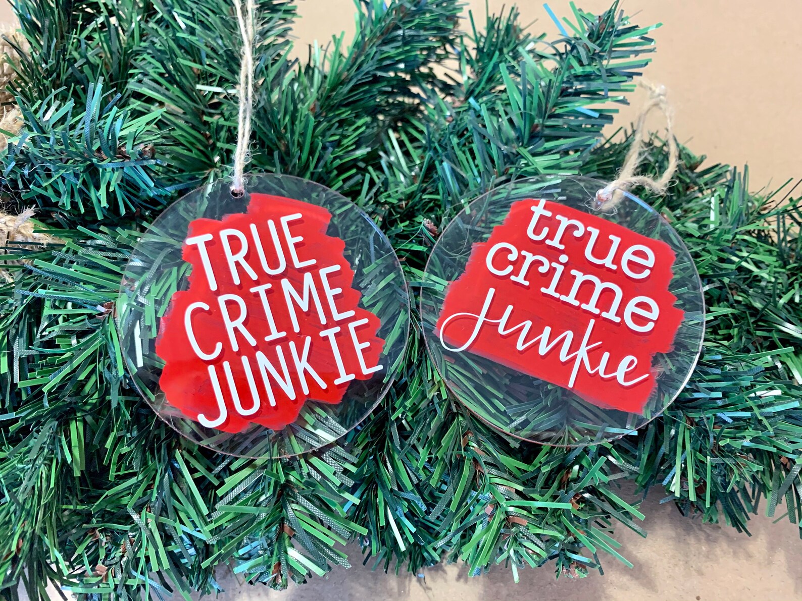 True Crime Ornamenttrue Crime Gifttrue Crime Junkie Etsy