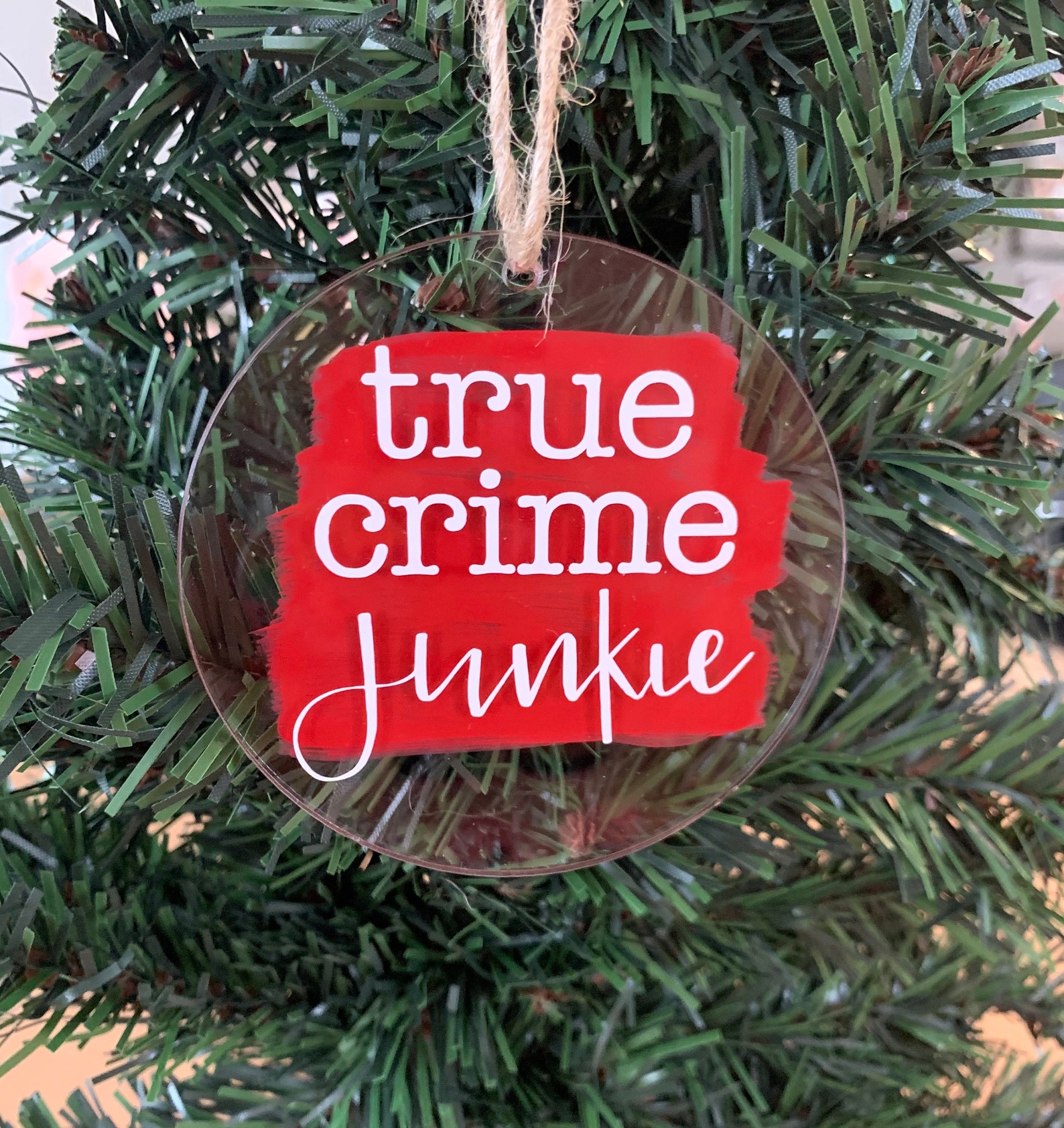 True Crime Ornamenttrue Crime Gifttrue Crime Junkie Etsy