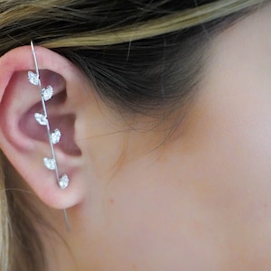 Long hotsell pin earrings