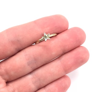 Gold Tiny Star Ring Gold Star Ring Little Star Ring Dainty Ring Simple Minimalist Ring Midi Star Ring Little Gold Star Ring Stacking Ring