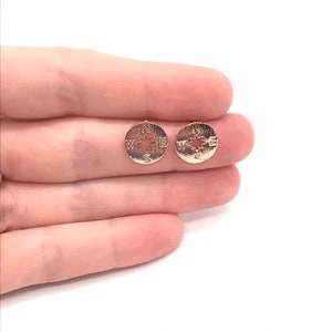 Kompass Ohrringe Kompass Ohrstecker Wanderlust Abenteuer Ohrringe Wandern Ohrringe Outdoor Geschenk Camping Ohrringe Sommer Geschenk Silber Rose Gold