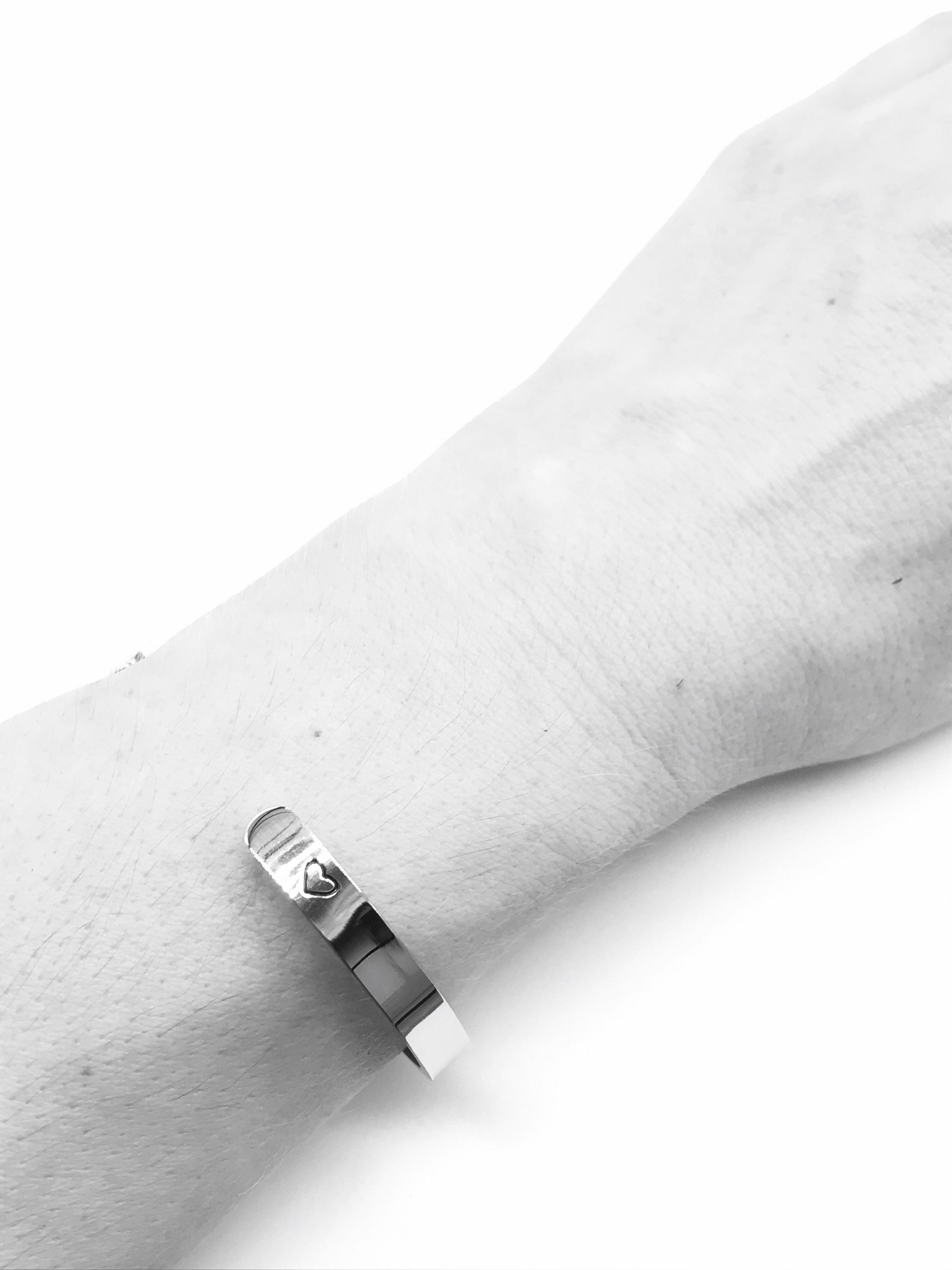 Bracciale Per Migliore Amica HULALA: Con Ciondolo Cristallo Rosa E Scritta 'Side By Side Or Miles Apart', Regalo Di Amicizia - 5