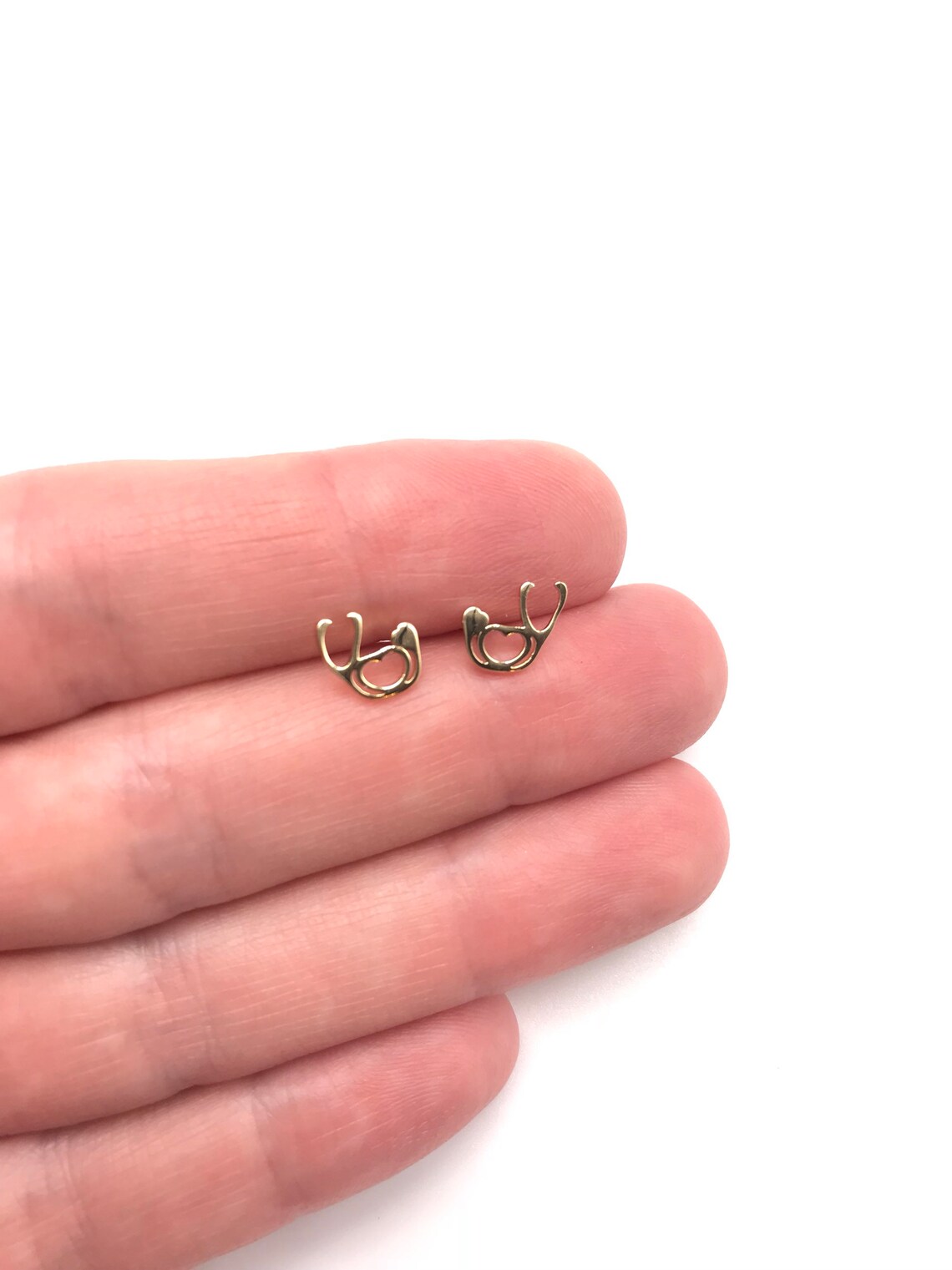 Mini Stethoscope Earrings 14k Gold Stethoscope Earrings Etsy
