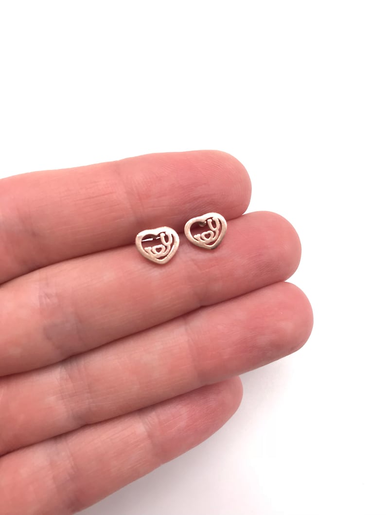 Mini Stethoscope Earrings 14k Rose Gold Sterling Silver Stethoscope Earrings Nurse Gift RN Nurse Earrings Nurse Graduation Doctor