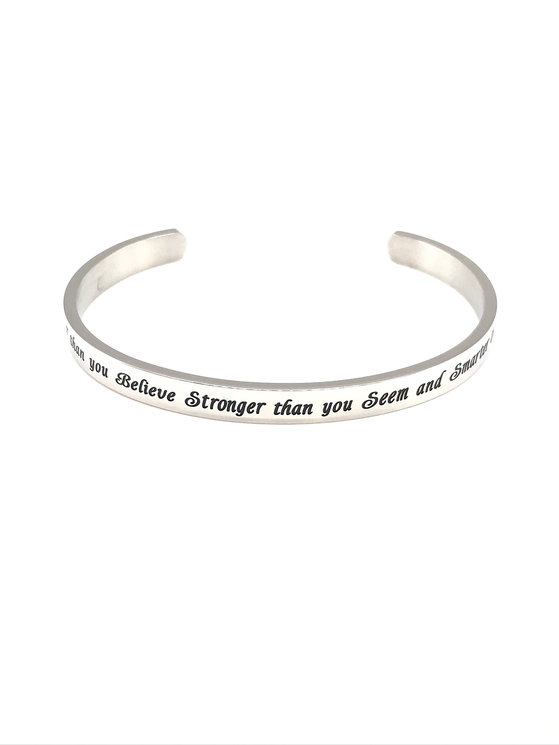 You are braver shop than you believe bracelet