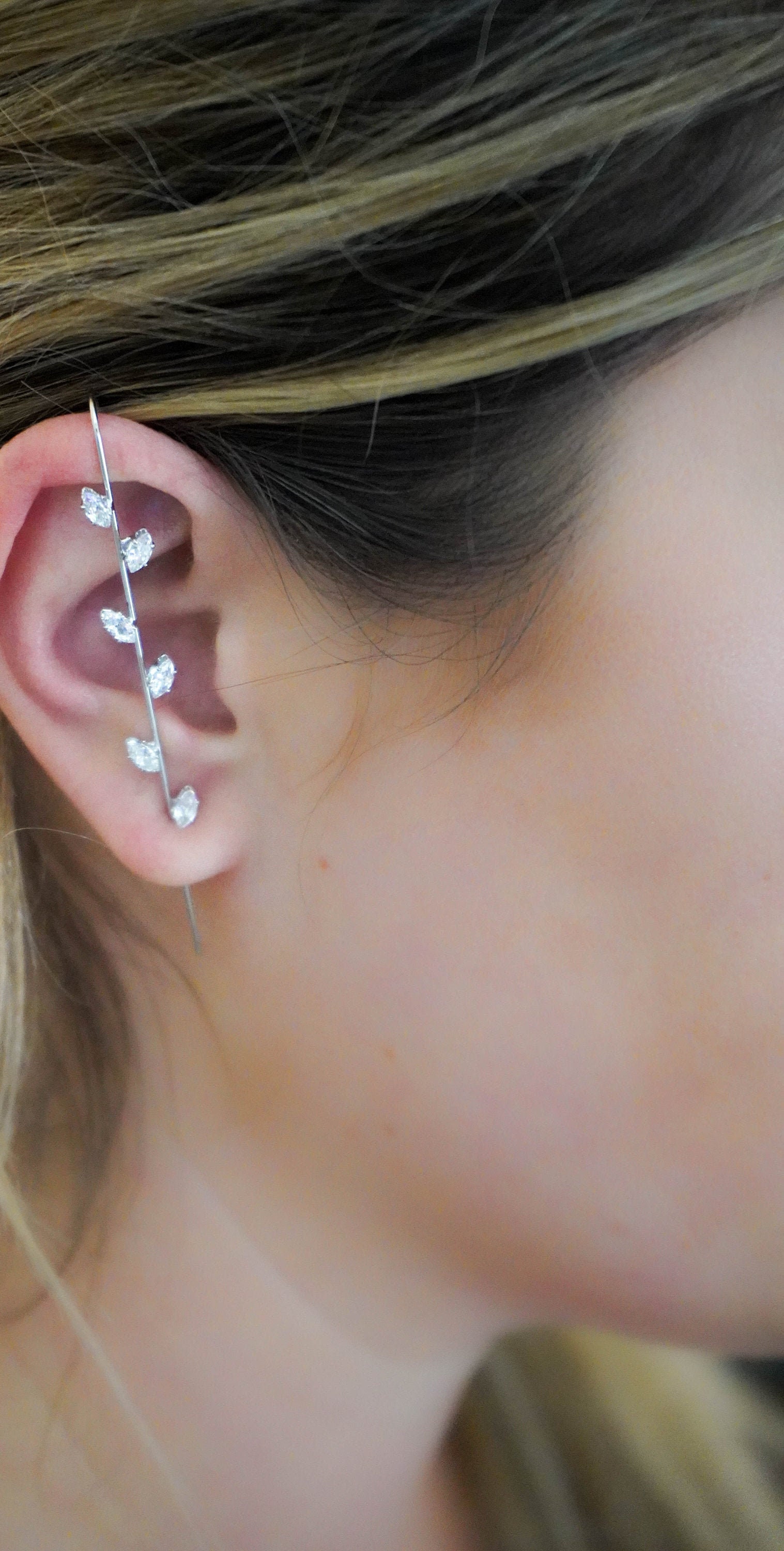 【新品・匿名】 Oreylo ピアス ムーン スター HEART MOON PIERCED EARRINGS(2JP0964)K10 ピアス｜スター