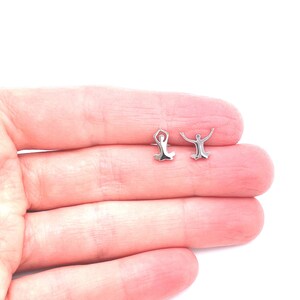Lotus Earrings Yoga Earrings Yoga Pose Jewelry Balance Vriksasana Meditation Yoga Studs Warrior Tree of Life Hero Pose Sun Silver