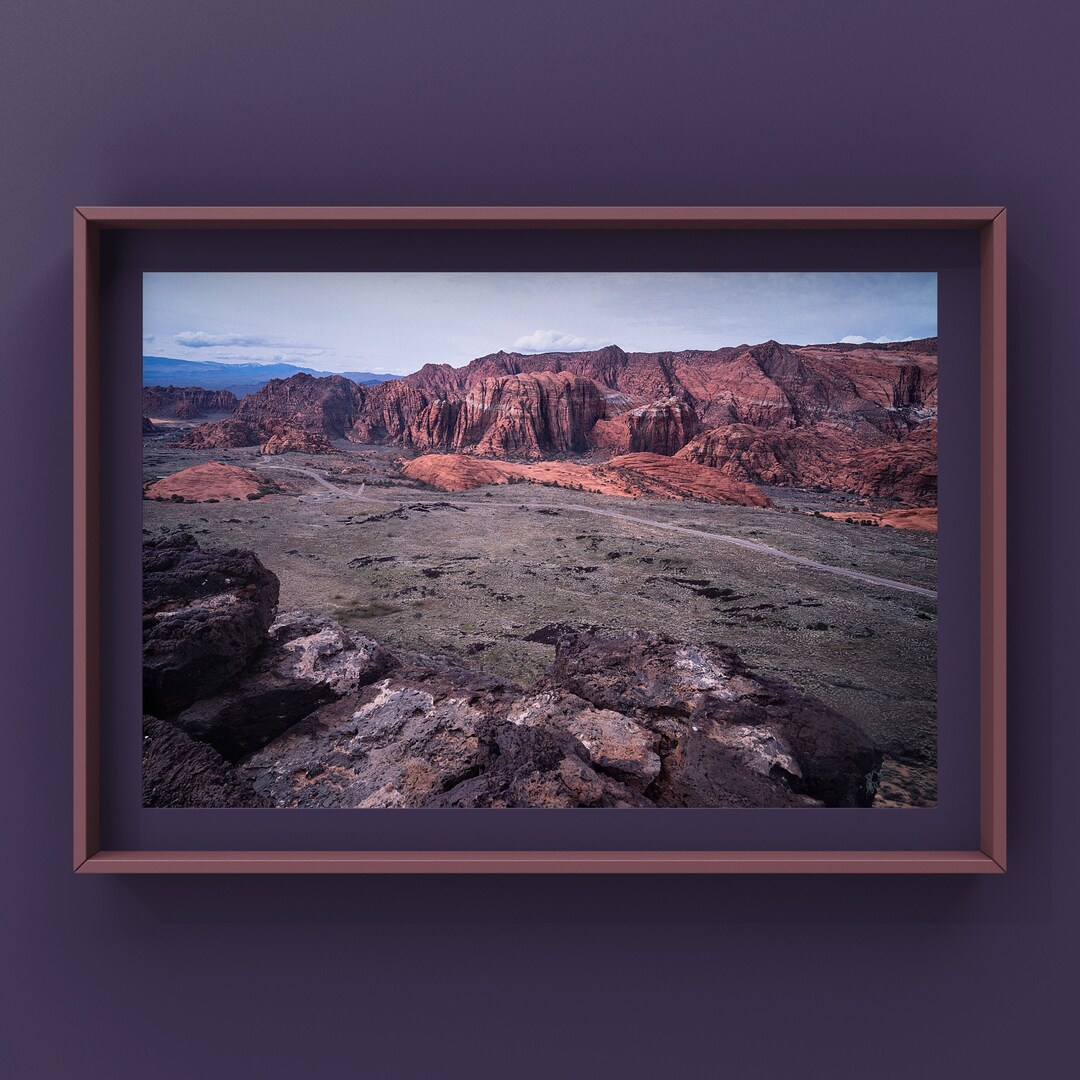 Giclée Fine Art Landscape Photography Print, Snow Canyon State Park