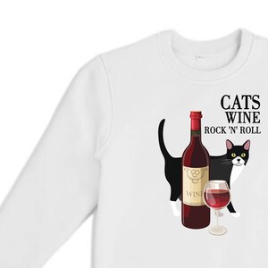 Funny Sweatshirt Gift for Her Women Clothing Pastel Grunge Clothing Wine Glass Bottle Sweater Unusual Wear Feminist Wear Tie-dye Yoga BP2041