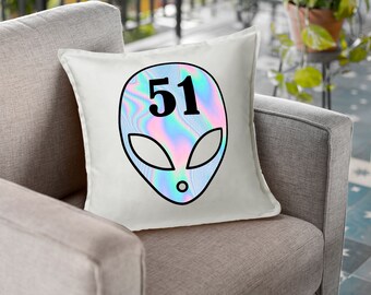 Alien pillowcase | Etsy Retro Forky Toy Ad Throw Pillow