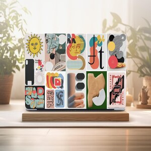 Colorful Abstract Design Macbook Case, Fits M1 M2 Air 13 A3113 A2681 A2941 A3114, Pro 13 14 15 16 A2992 A2991, Artistic Laptop Cover