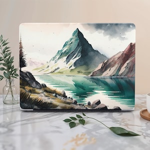 Mountains MacBook Air M1, M2 Case, Personalized MacBook Pro 13 Case, Custom Laptop Cover for MacBook Air 13, MacBook Pro A3113, A2681 KK155