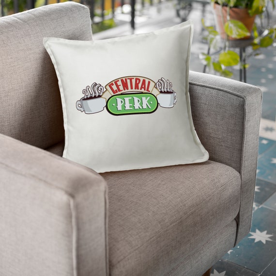 Friends Pillow Case Central Perk Cushion Cover Tv Show Funny Etsy